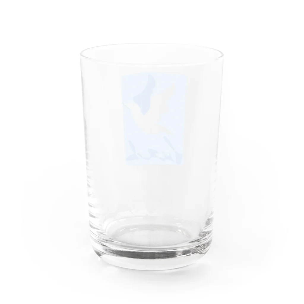 magasin de chaosのぐんぐん白鳥 Water Glass :back
