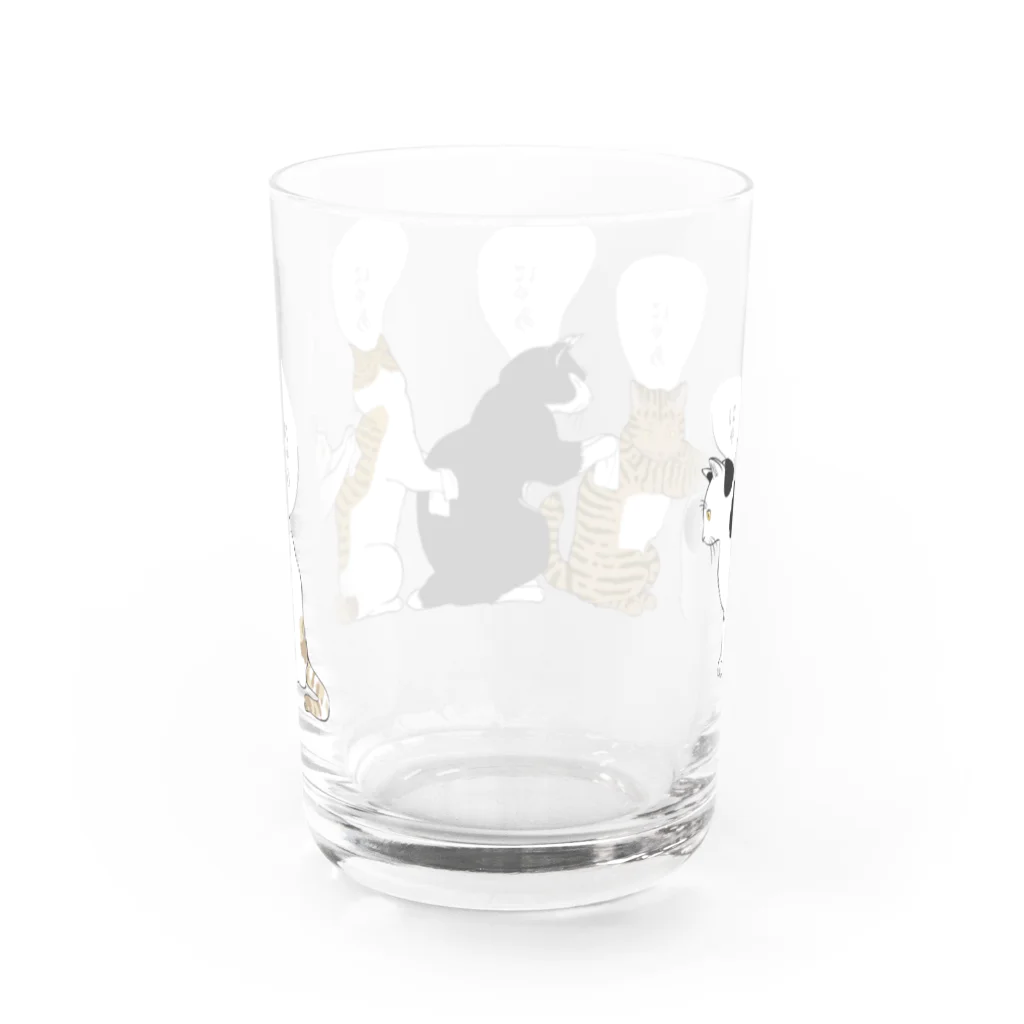 元祖ふとねこ堂の猫国温泉（にゃんごくおんせん）2 Water Glass :back