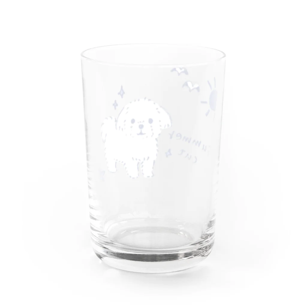 suzumaruのサマーカット Water Glass :back