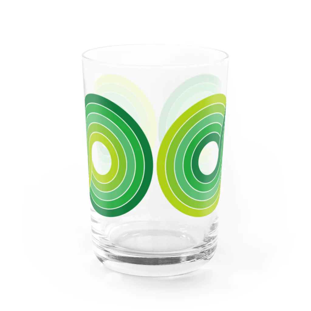 garamono_labのレトログラス_GREEN Water Glass :back