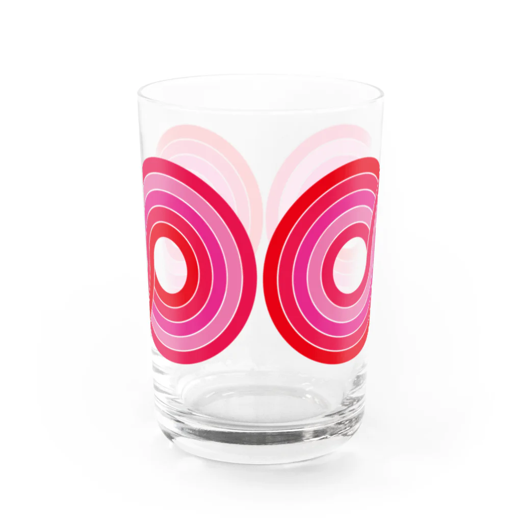 garamono_labのレトログラス_PINK Water Glass :back