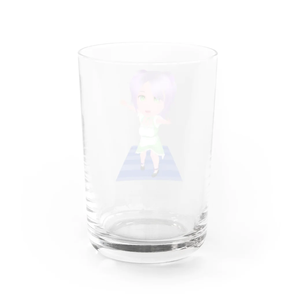 トムにゃんこの【プチドール】ゆりかちゃん Water Glass :back