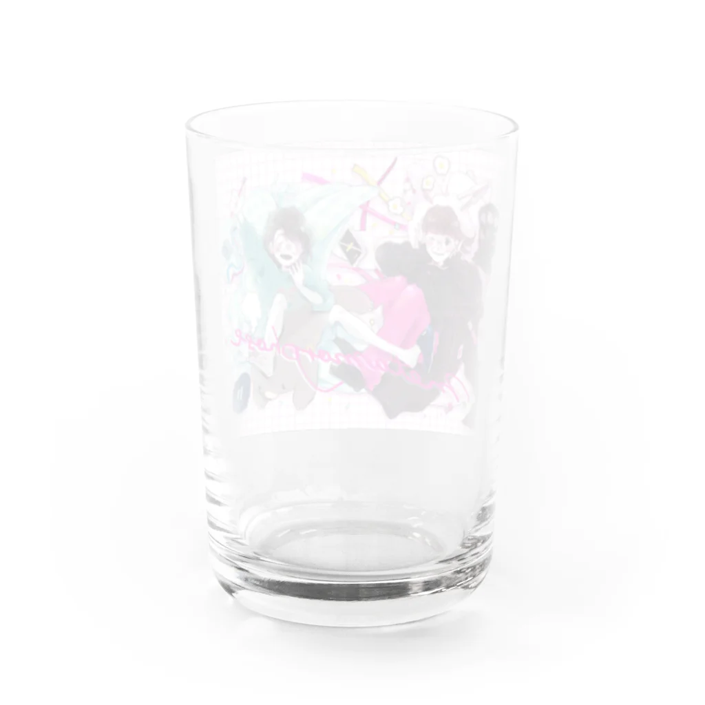 hachiko／ハチコのメタモルフォーゼ！ Water Glass :back