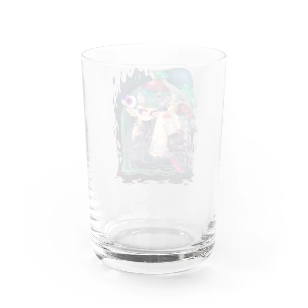 ティダのドクドクちゃん Water Glass :back