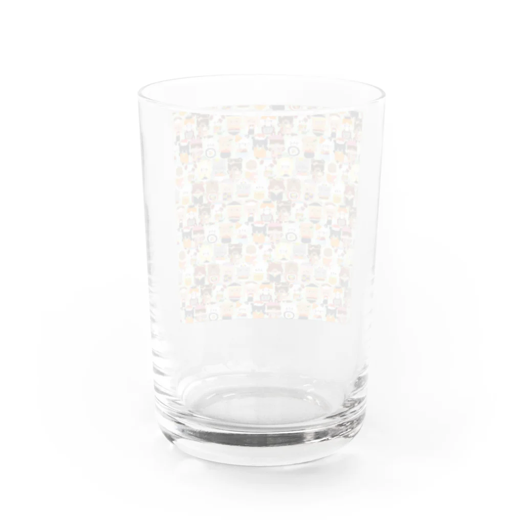 Katsukin Takamura | フェルトミニチュアアートドールの寿司の友達 Water Glass :back