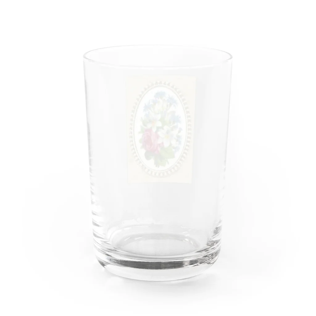 PALA's SHOP　cool、シュール、古風、和風、の花の飾り　 Water Glass :back