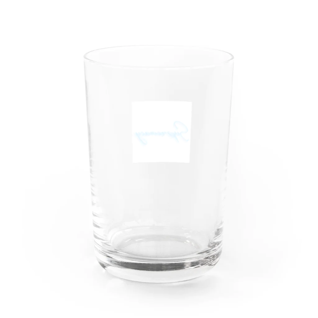 SupremacyのSupremacyオリジナル　ロゴ入りグッズ Water Glass :back