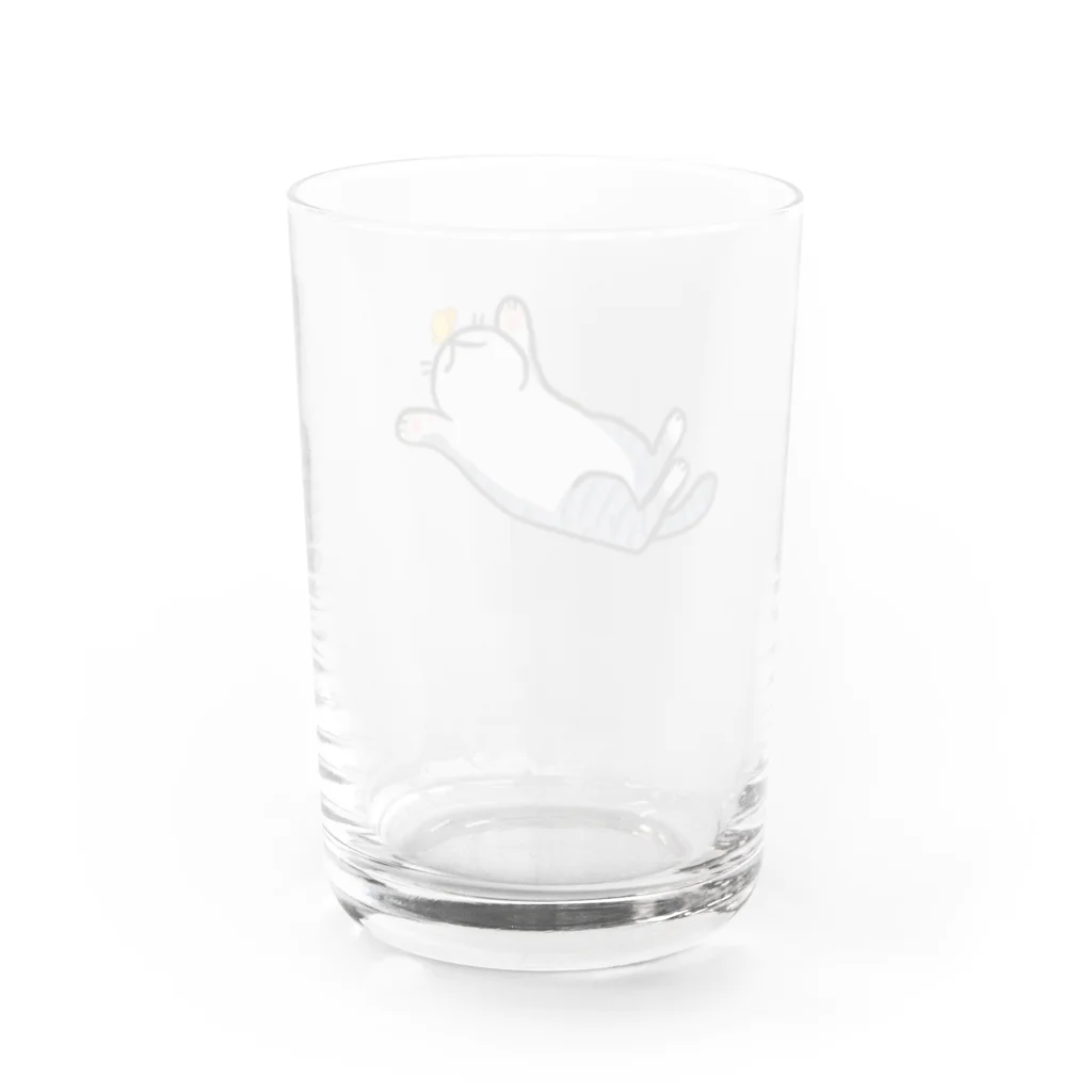 okome-komeのごろんごろん Water Glass :back