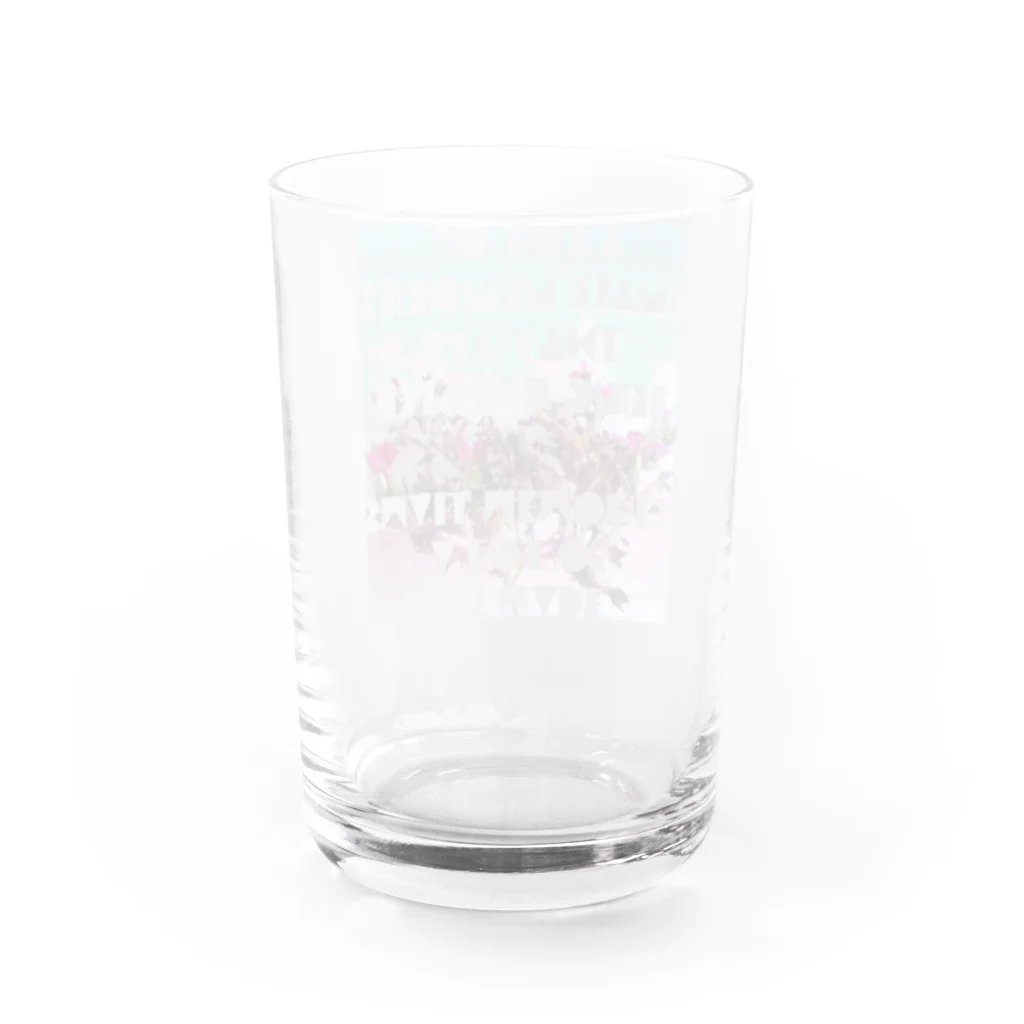 hugging love ＋《ハギング ラブ プラス》のハーフハーフ Water Glass :back