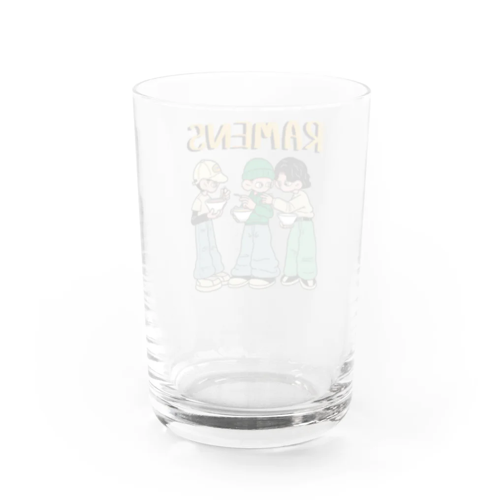 ふじたくるみのRAMENS Water Glass :back