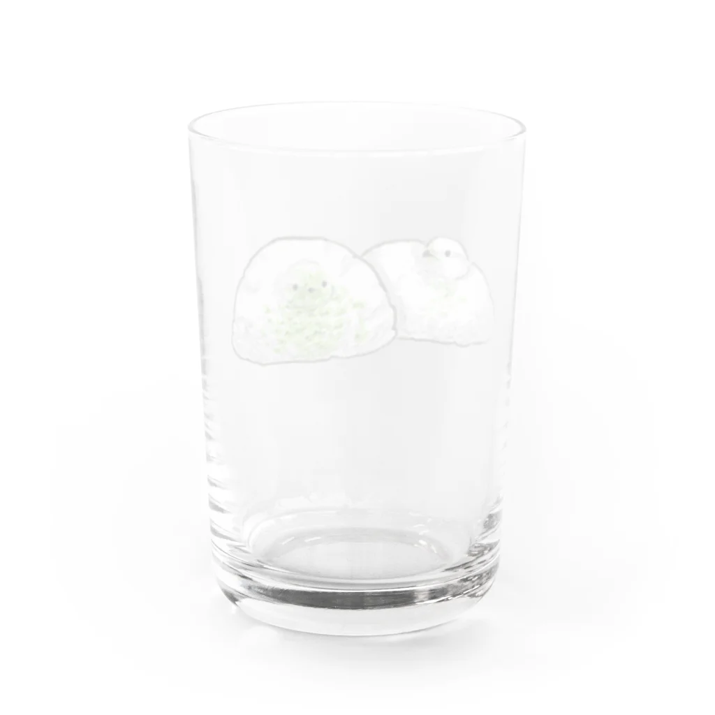 ⚡️カミナリ運送⚡️の小松菜に染められし者 ver.2 Water Glass :back