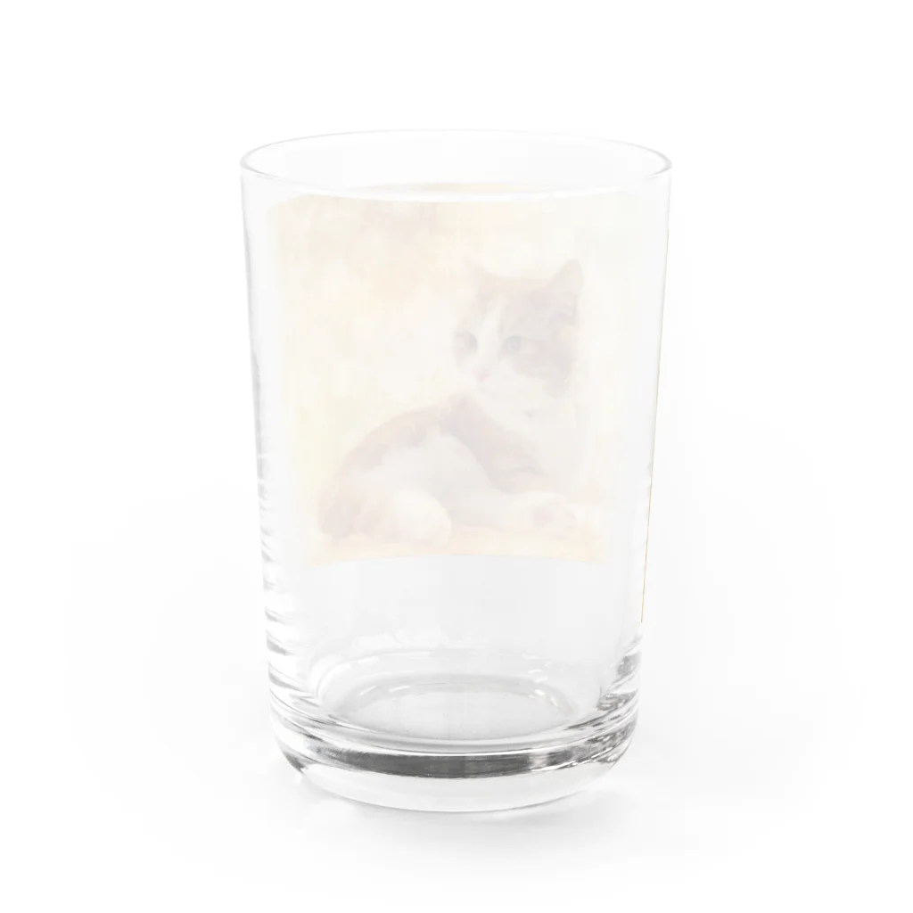 MUYU /  Animal ArtistのMemories with my pet ６ Water Glass :back