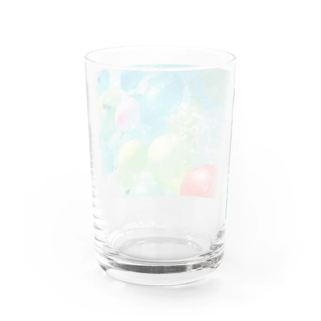 うむうむの水風船、キラキラ Water Glass :back