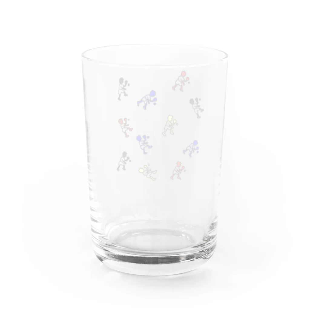 greetenの卓球めいいっぱい　卓球 Water Glass :back