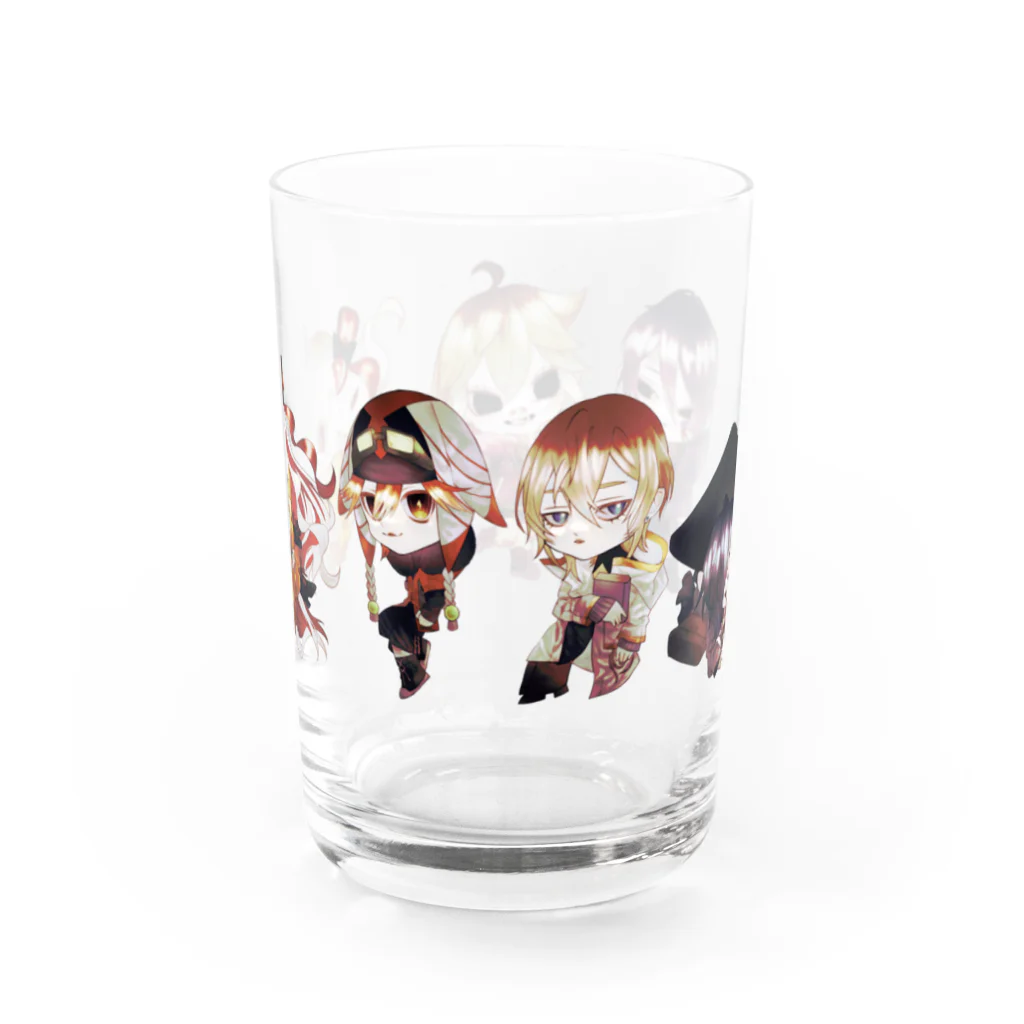 童謡：いさり火の稚児❤️‍🔥公式の童謡：いさり火の稚児 Water Glass :back