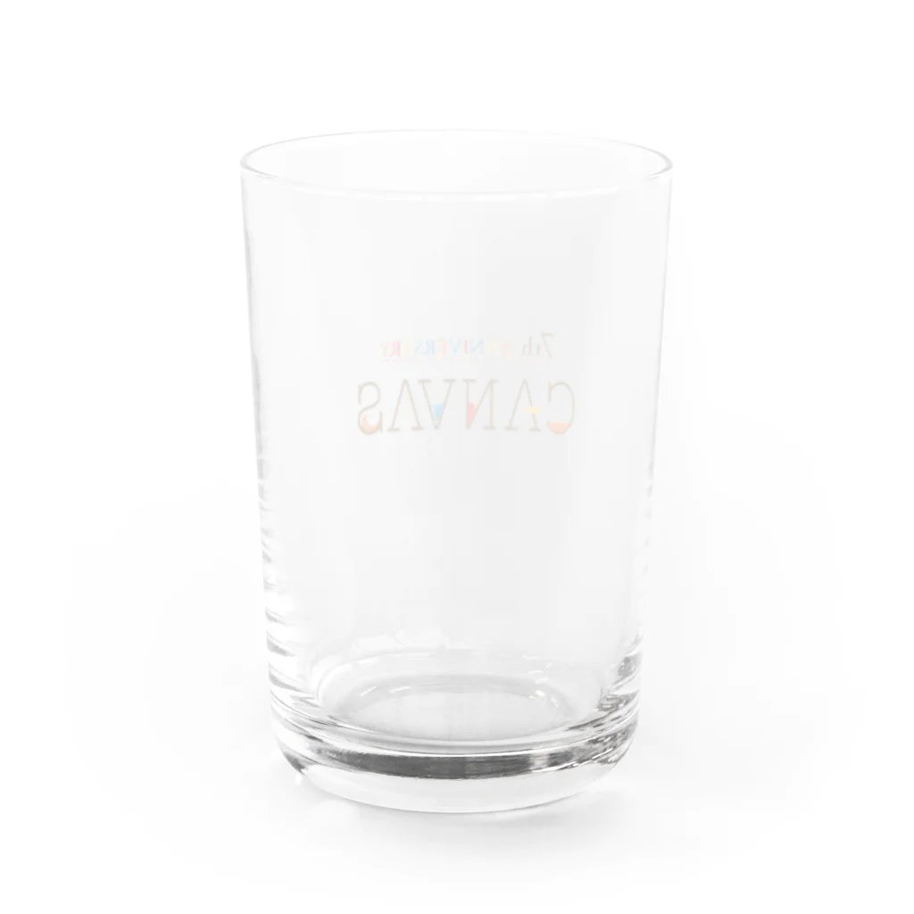 BAR CANVAS バーキャンバスの7th anniversary  Water Glass :back