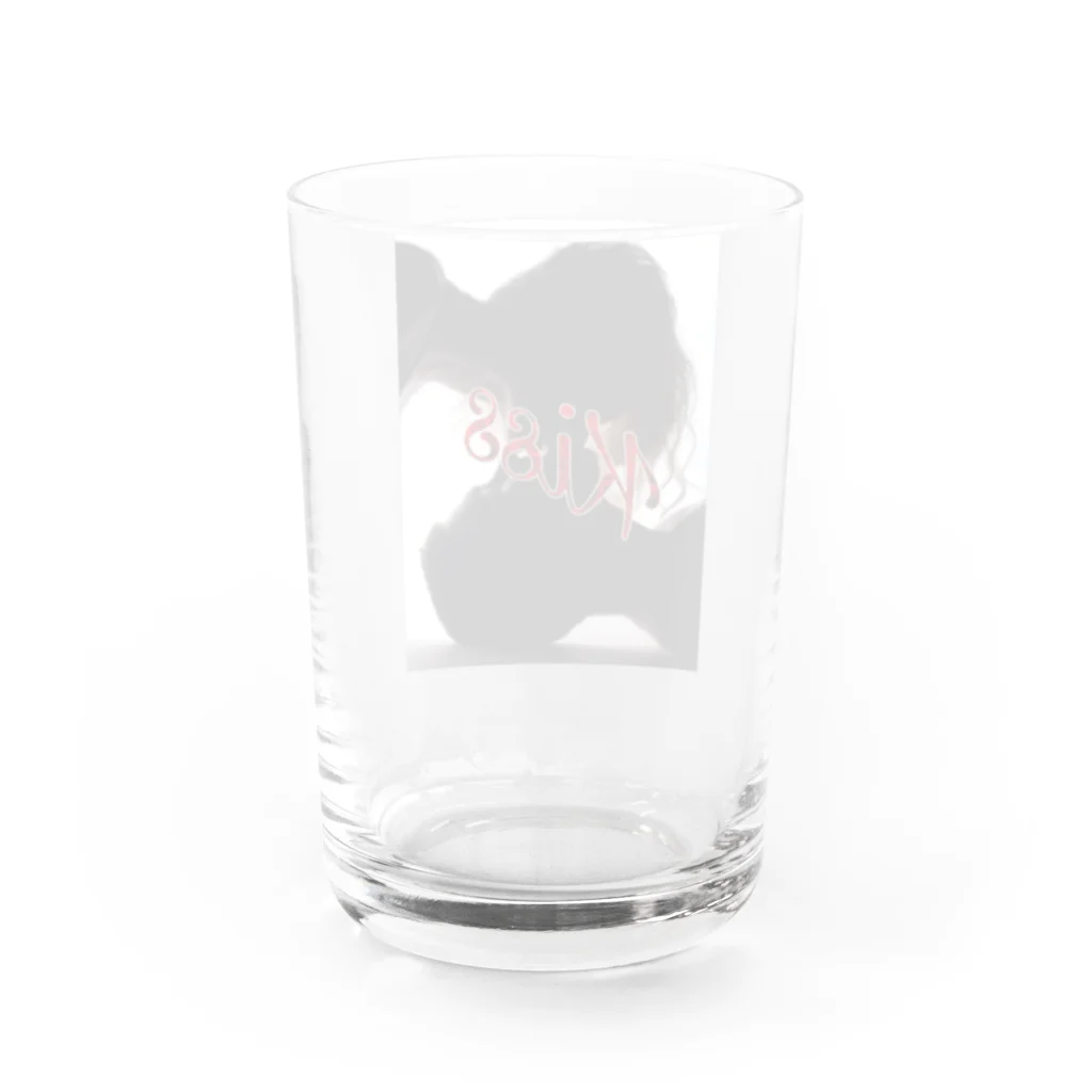 キッチンファラオのKiss デザイン Water Glass :back