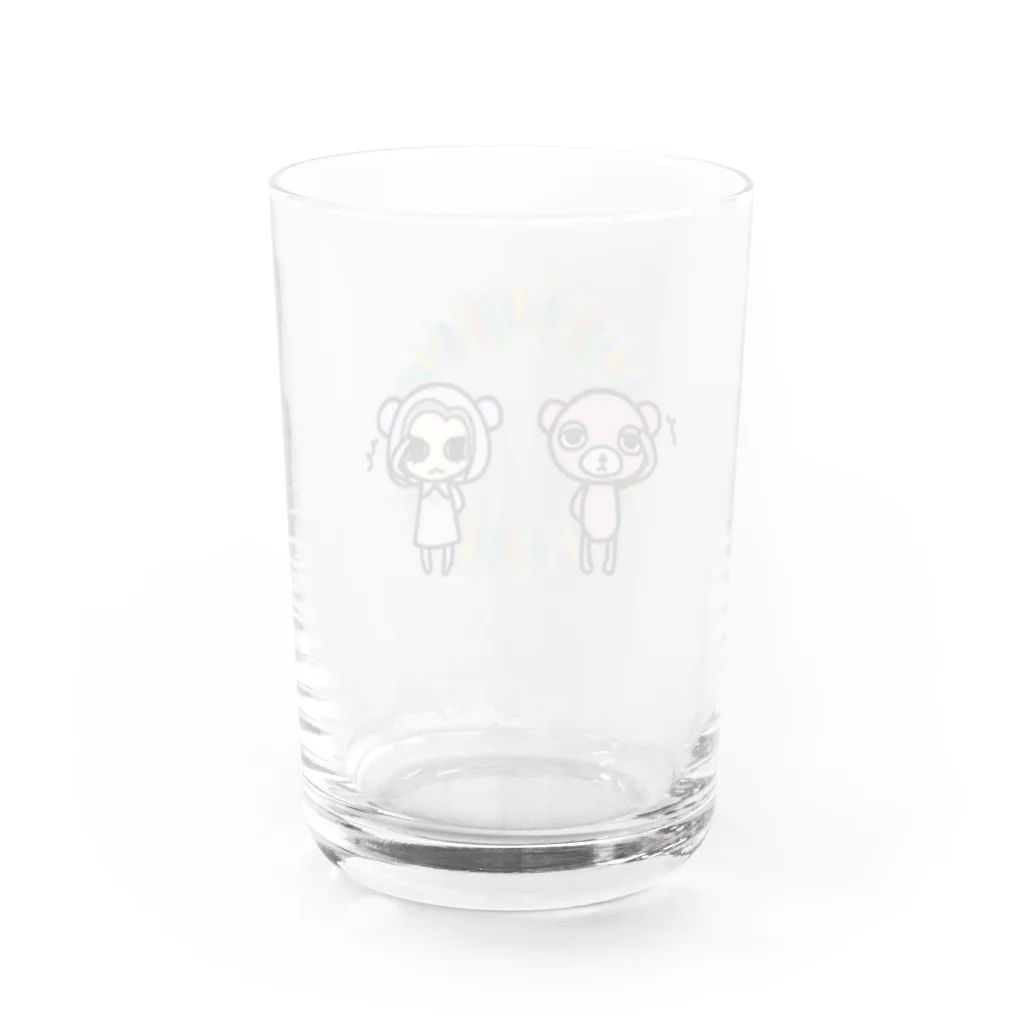 べあぐらのべあぐらじゃー Water Glass :back