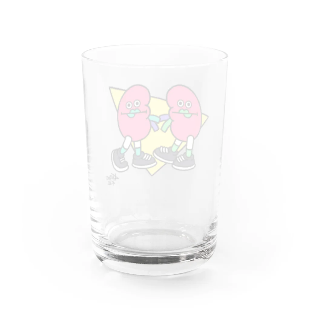 KAMENOCO SHOPのレトロポップ 腎のすけ  Water Glass :back