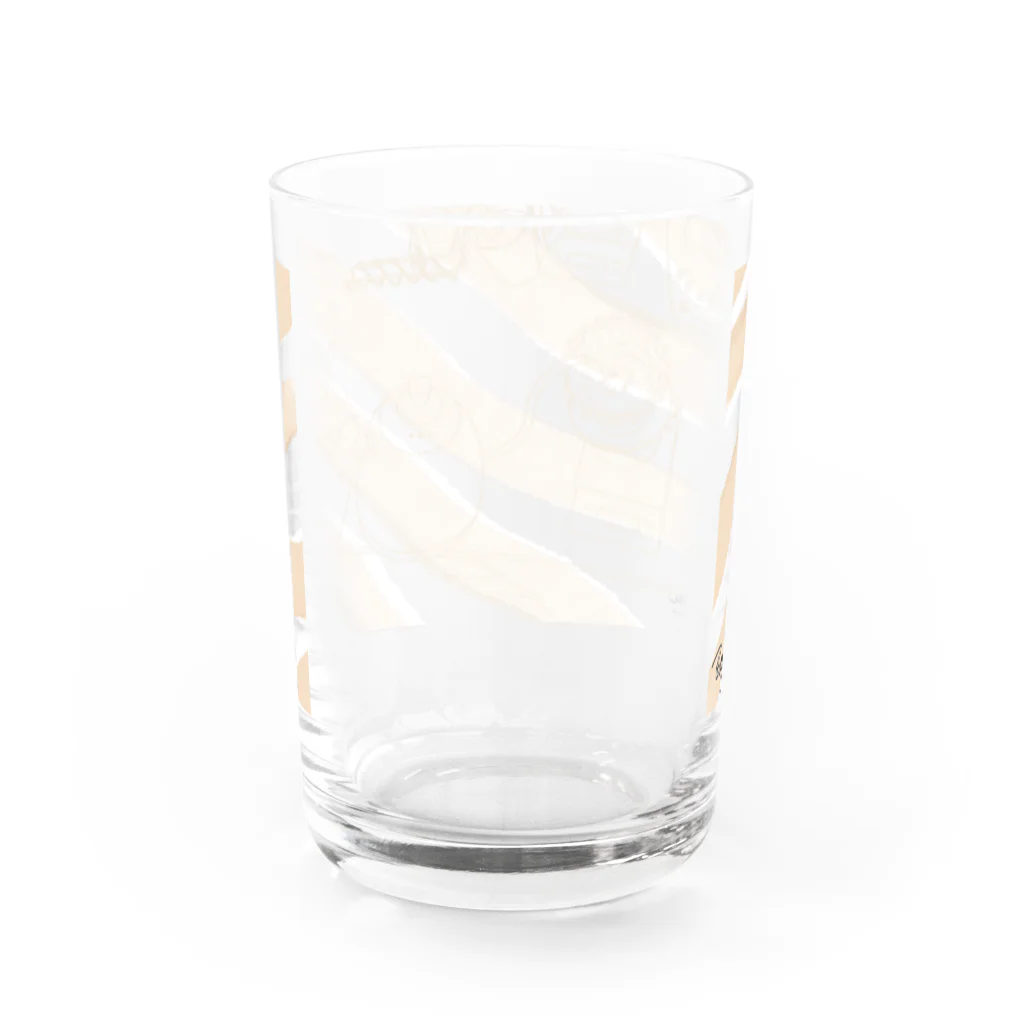 t.t._graphic_and...のおさむのハンドドリップ Water Glass :back