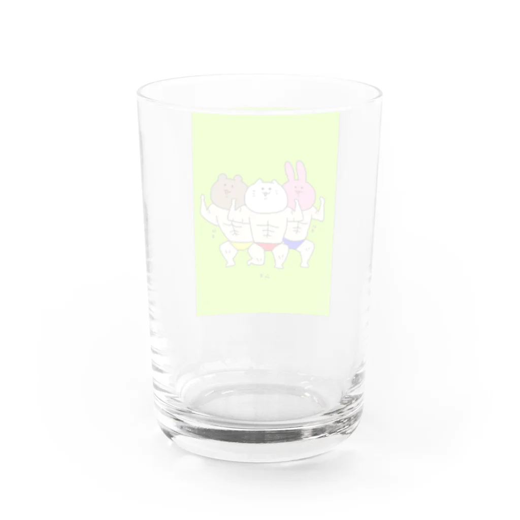 マッチョアニマルズのマッチョアニマルズ Water Glass :back