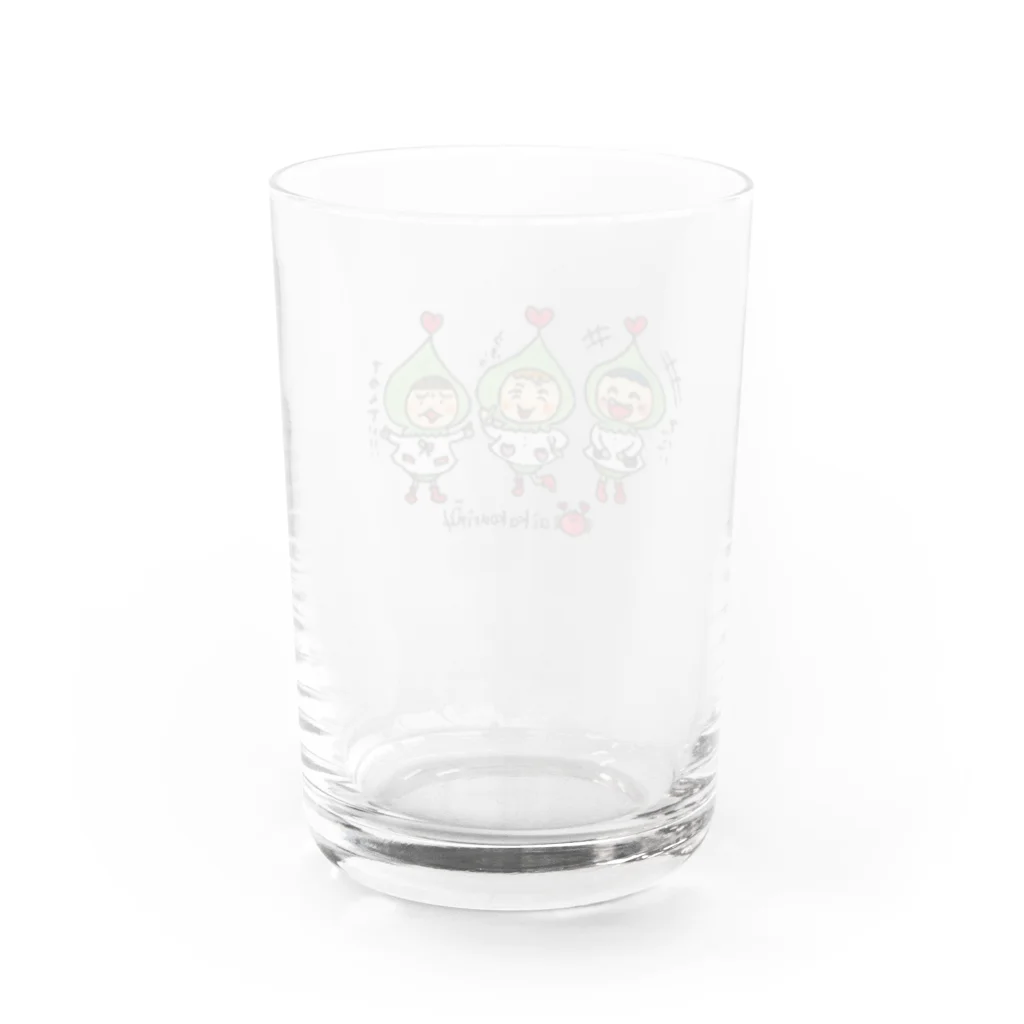 愛香光鈴のにゃはは♫三姉妹 Water Glass :back