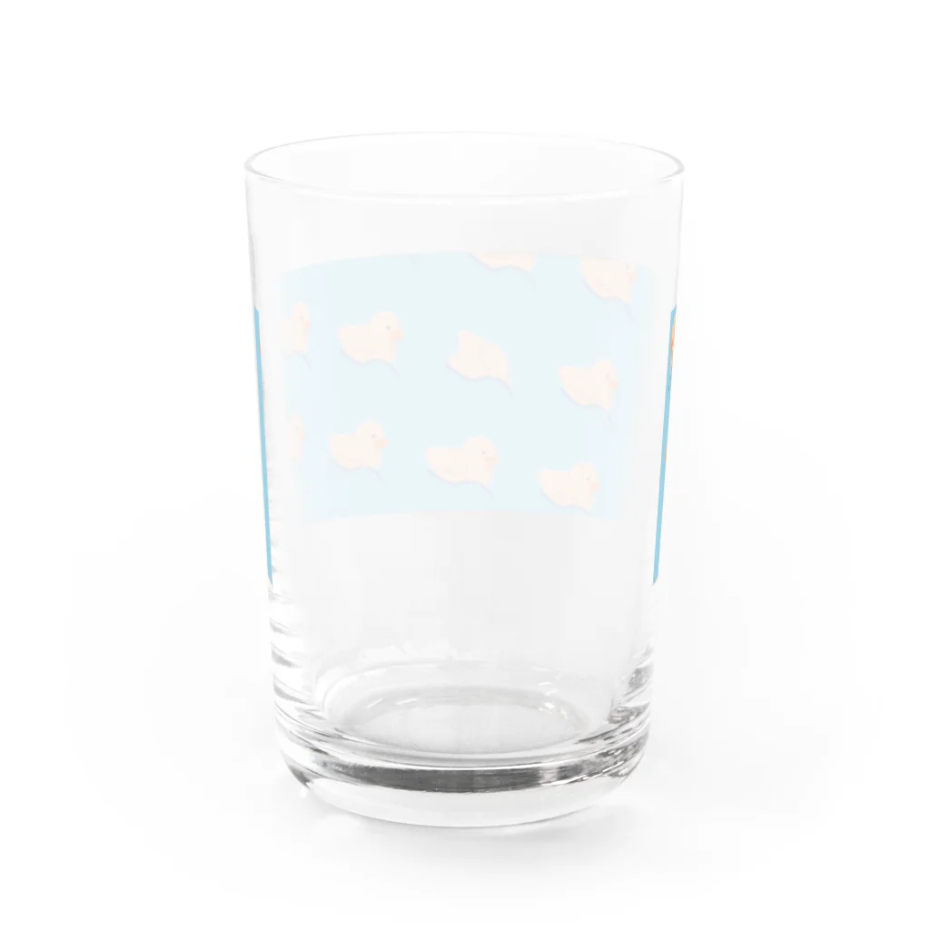 おうちのぷかぷかあひる Water Glass :back