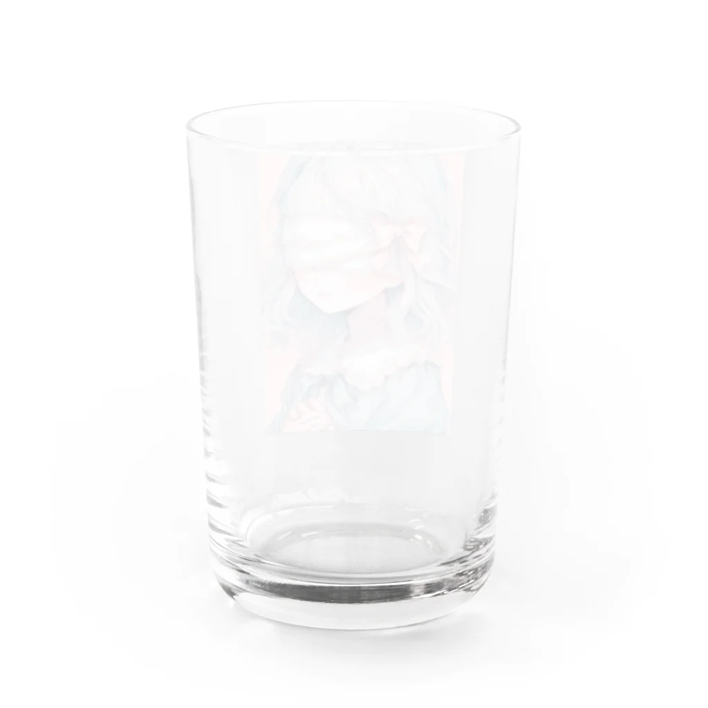 mukiringの目隠し少女 Water Glass :back