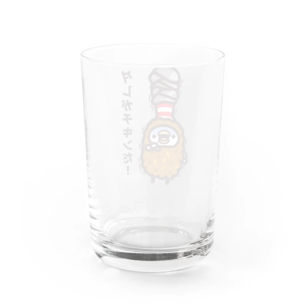 たまゆきショップのダレがチキンだ！ボウリンググッズ Water Glass :back