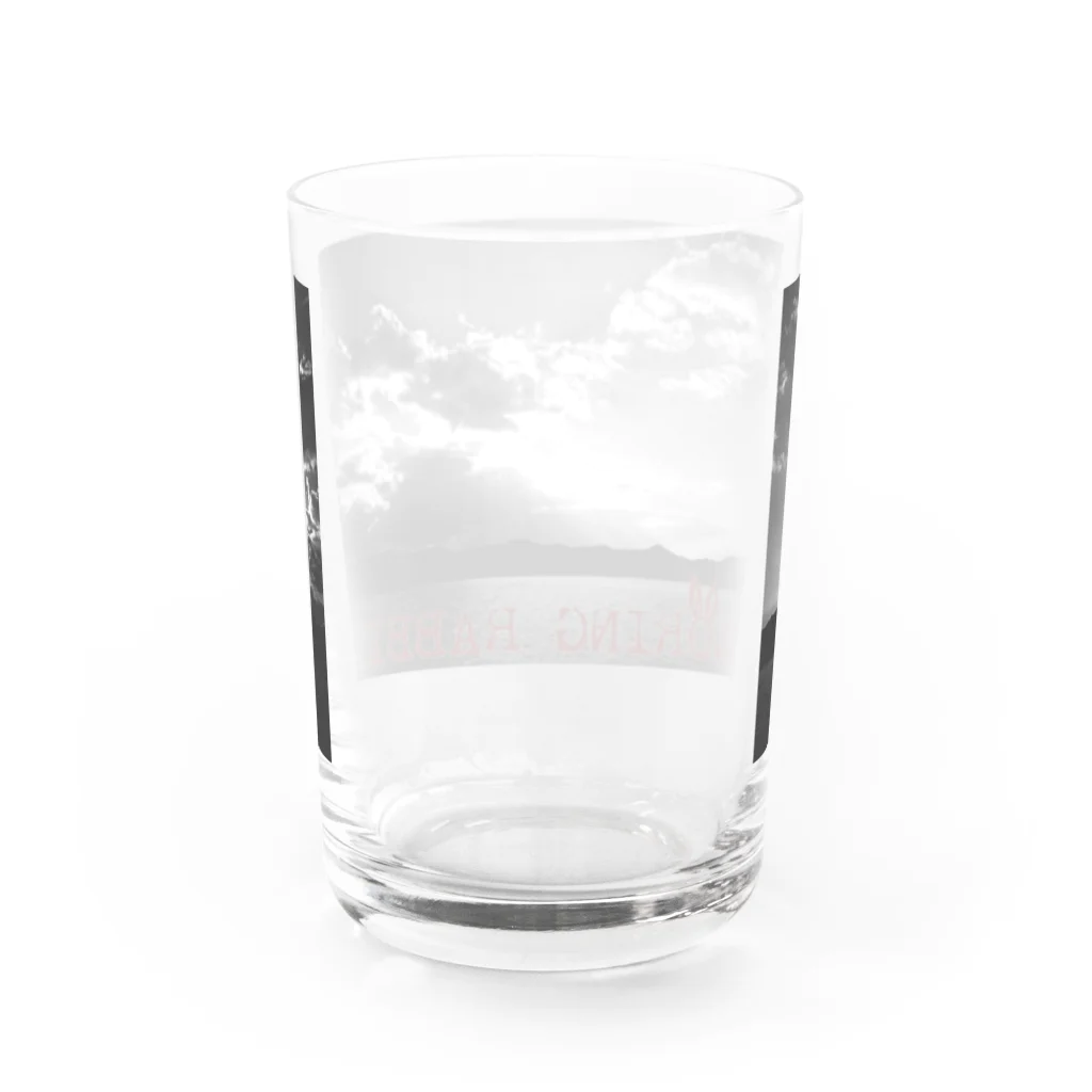 SNORING RABBIT × SNORING ORCAのscene 05　mono Water Glass :back