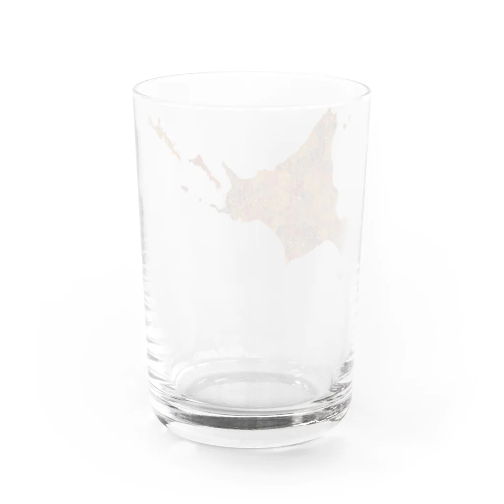 Yanagiya Kosanjiの北海道_TextMap_木目調 Water Glass :back