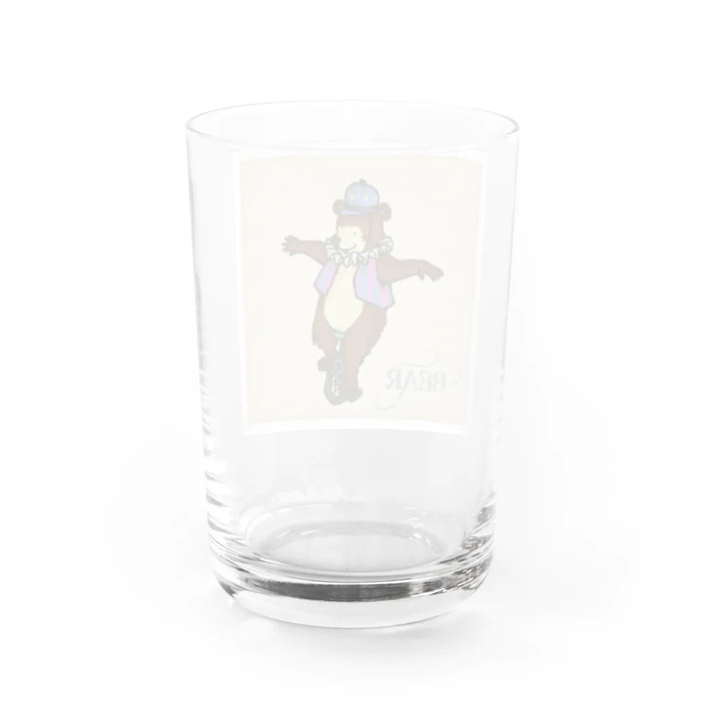 まつもトイズのクマさんサーカス一輪車 Water Glass :back