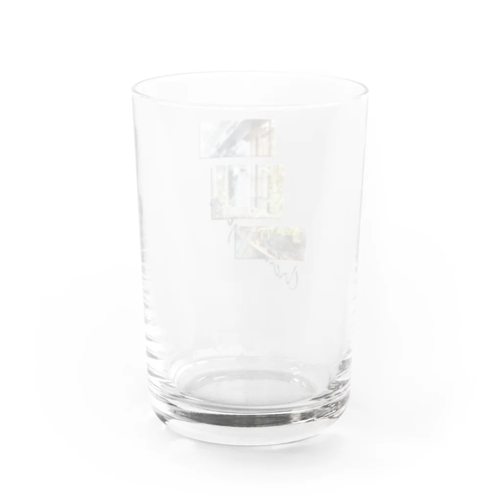 Charmyraのsplit_cafe_sq Water Glass :back