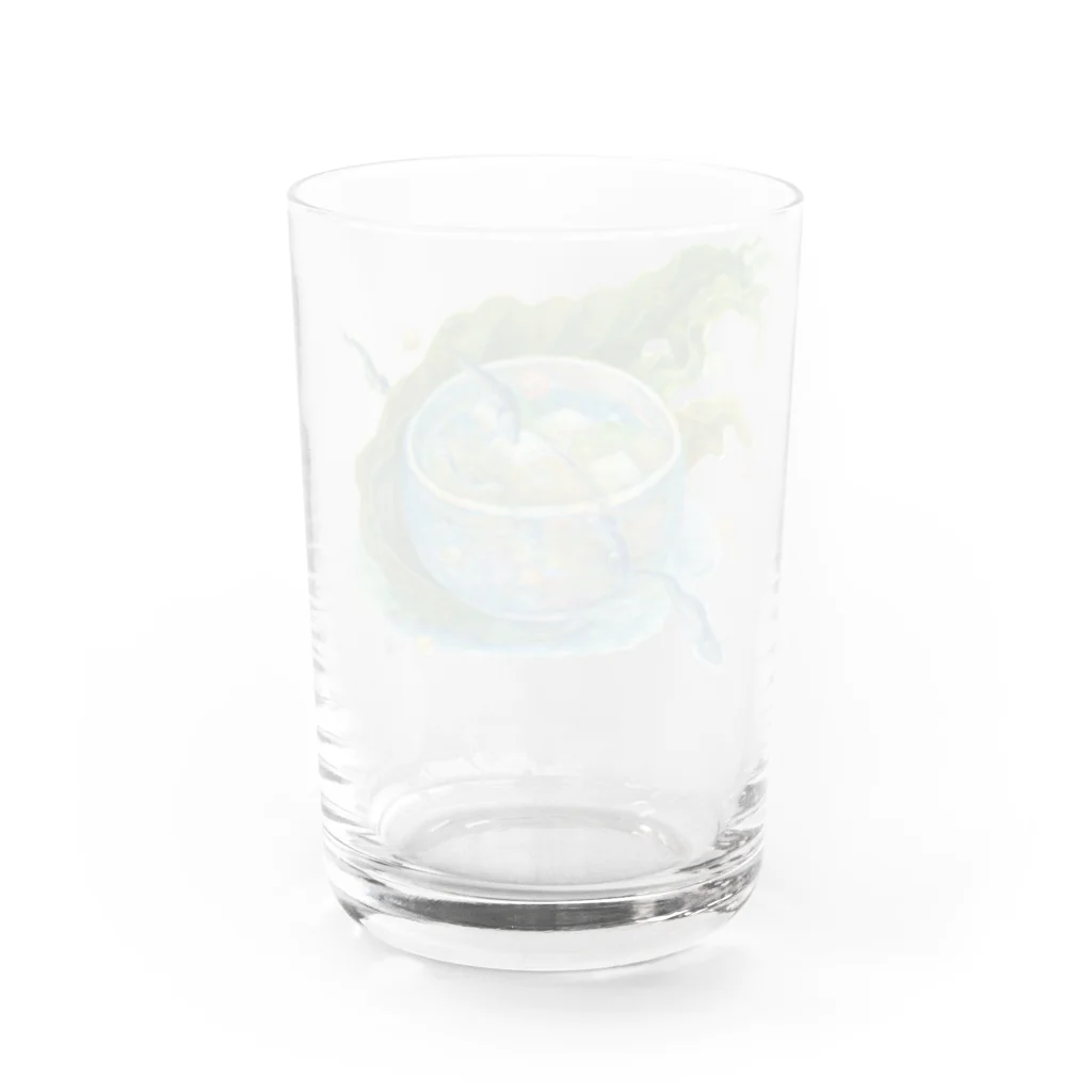 放課後屋のみそしる Water Glass :back