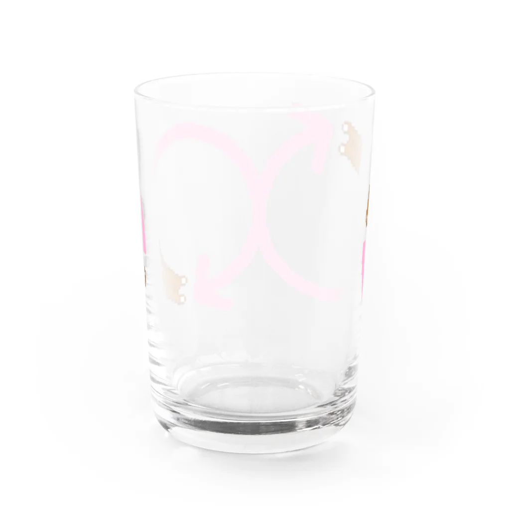 MELL MALLのぐるぐるジャニス Water Glass :back