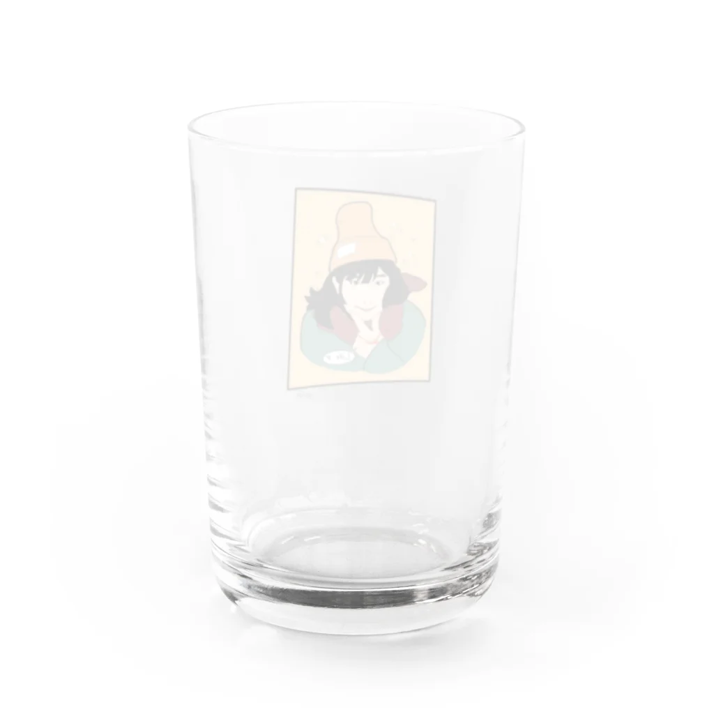 SHIGEの好き　日本手話 Water Glass :back