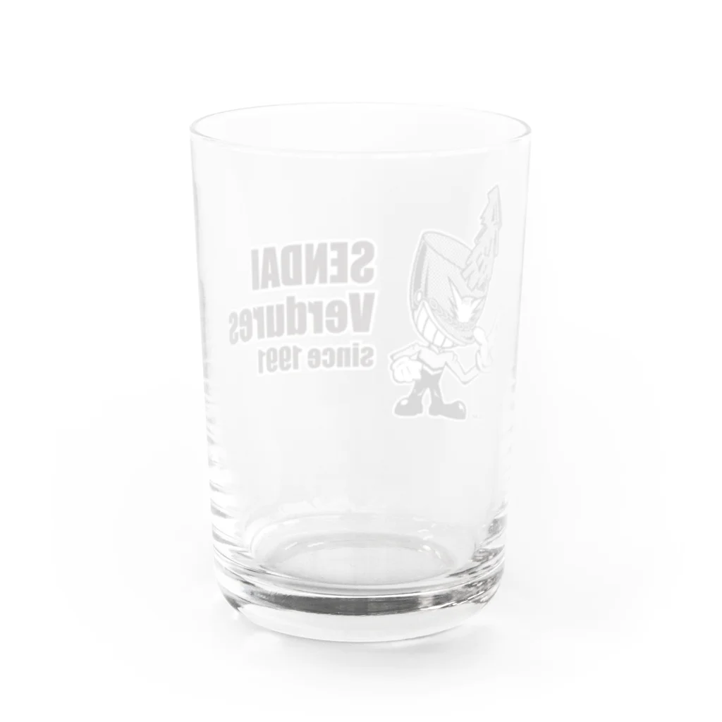 SENDAI Verduresのばでゅ君（モノクロ） Water Glass :back