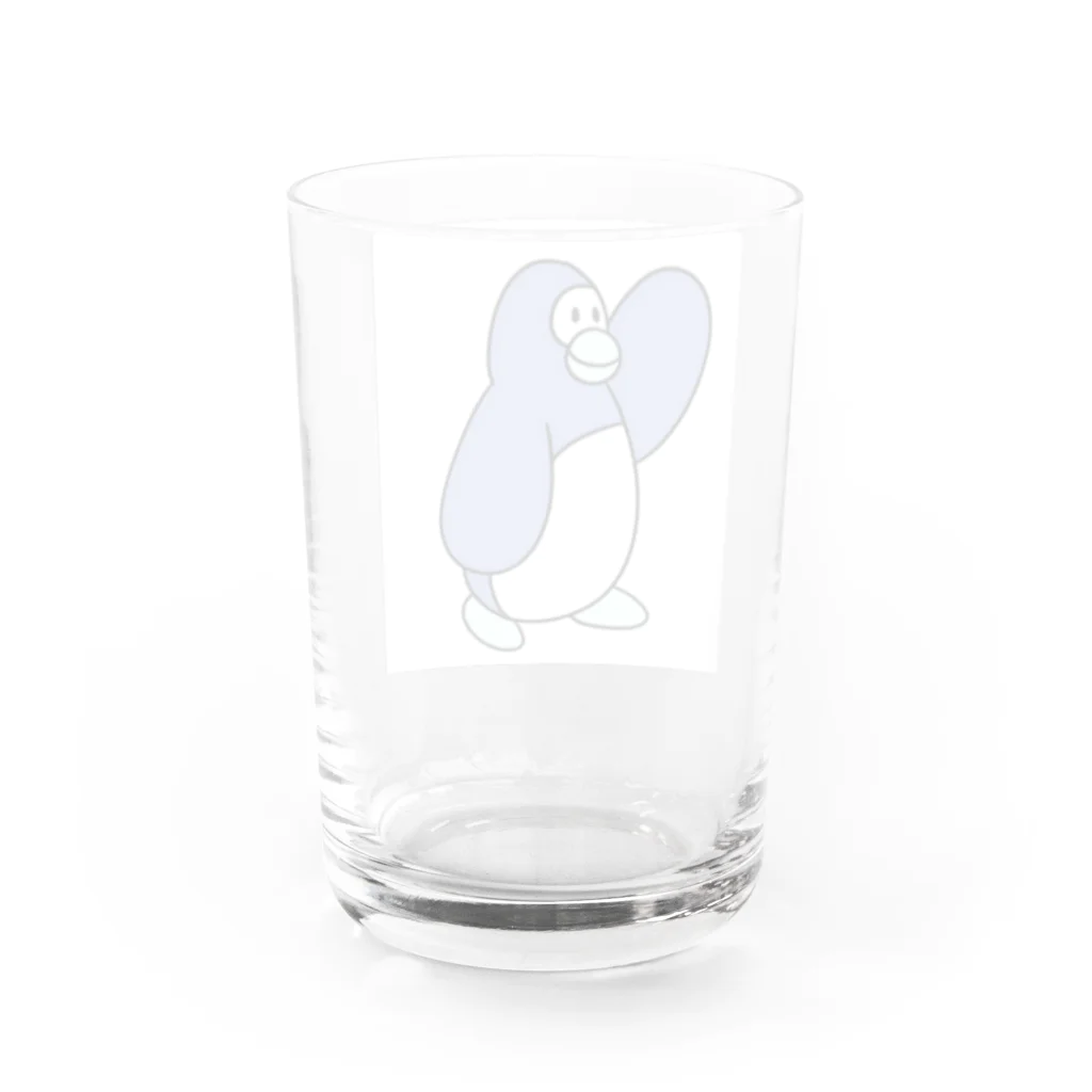 きりさおグッズSHOPのペンギングッズ Water Glass :back