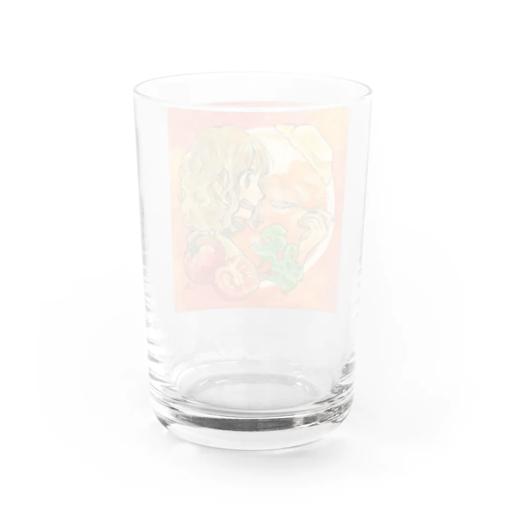 放課後屋のバターチキンカレー Water Glass :back