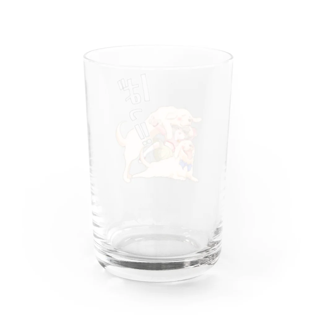 創作男子・稲冨のわんわん！わんわわん！ Water Glass :back