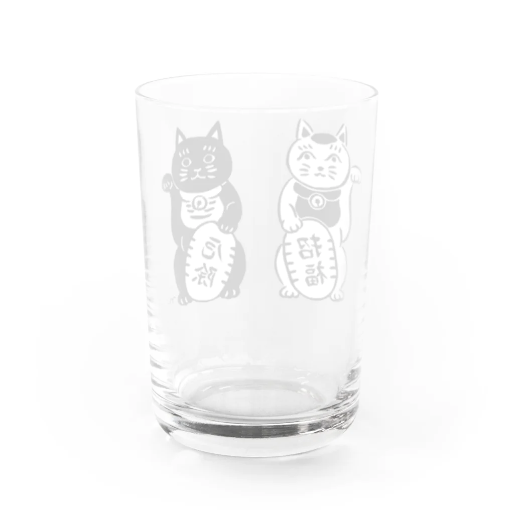 Norinのまねきねこ Water Glass :back