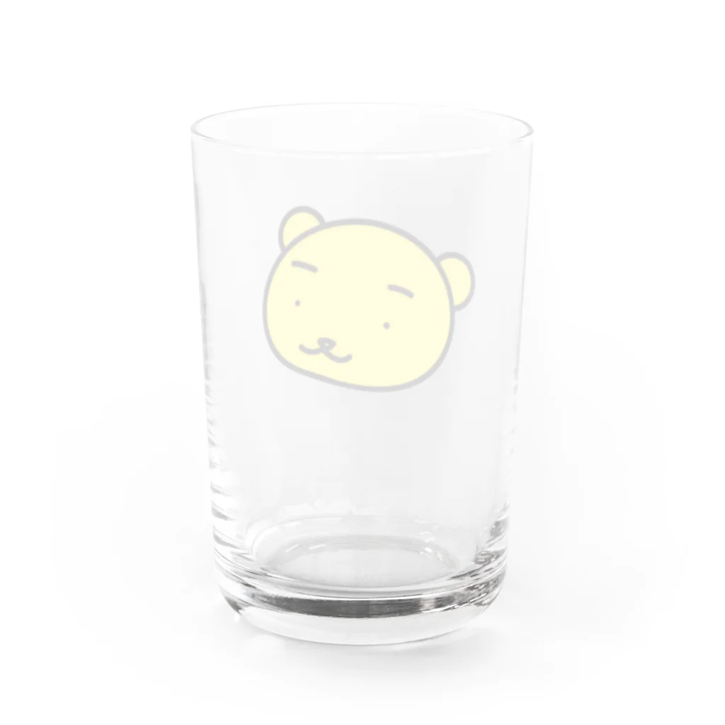 黄ぐまくんの部屋（きぐまくんのへや）の黄ぐまくん®︎（きぐまくん）のグッズ☆ Water Glass :back