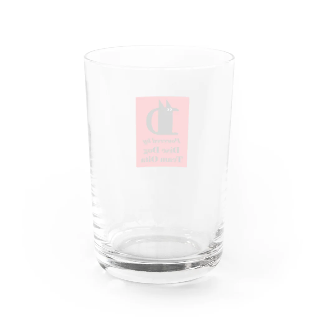 Bordercollie StreetのDDTObk-red Water Glass :back