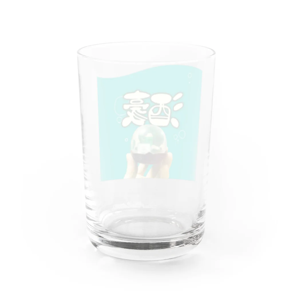 悪者のしゅごい、酒豪 Water Glass :back