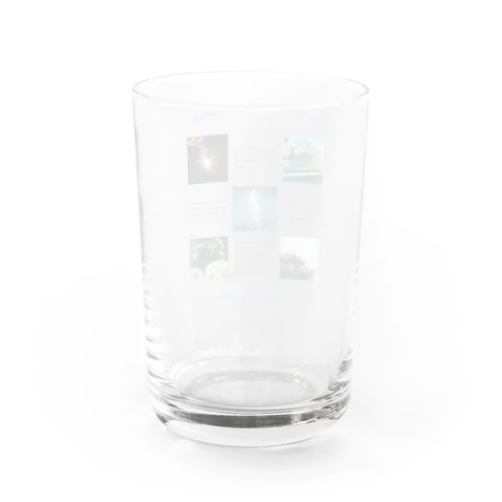 この星スーベニアショップ（すずり店）の【英】生きていることにまつわる大小さまざまな魔法 Water Glass :back