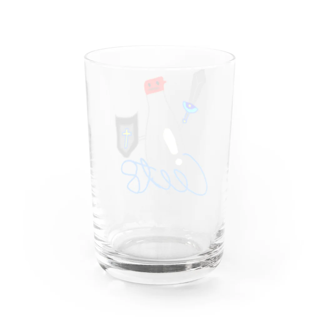 coatviiiのマヨネーズ剣士 グッズ第2弾 Water Glass :back