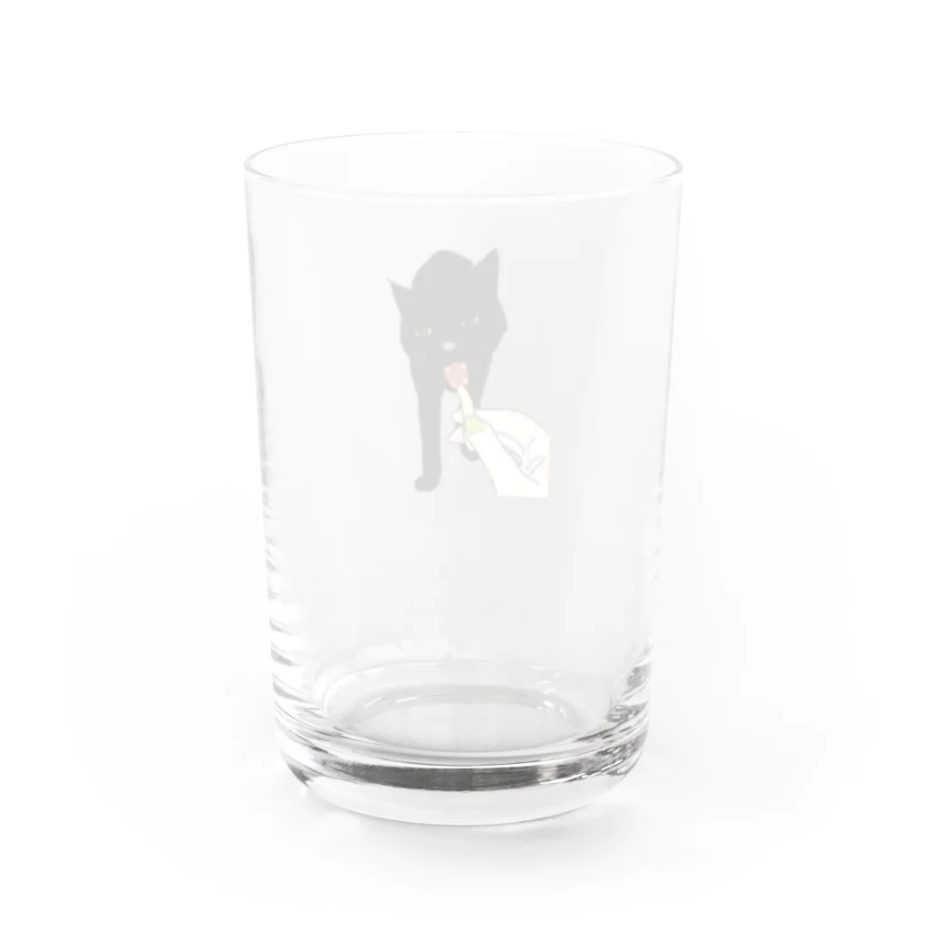 地下の猫 Water Glass :back