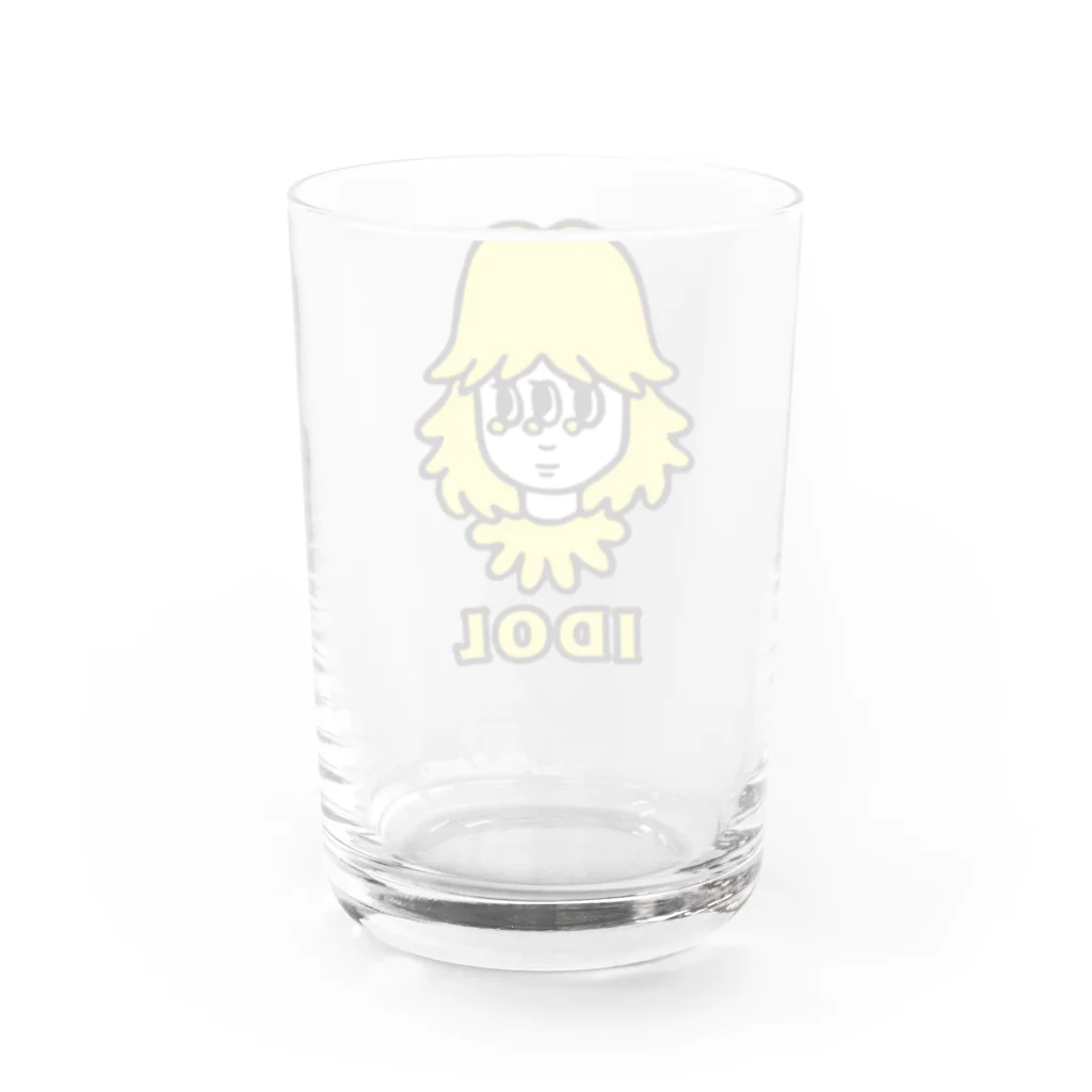 kyorome shopのアイドルイエロー Water Glass :back