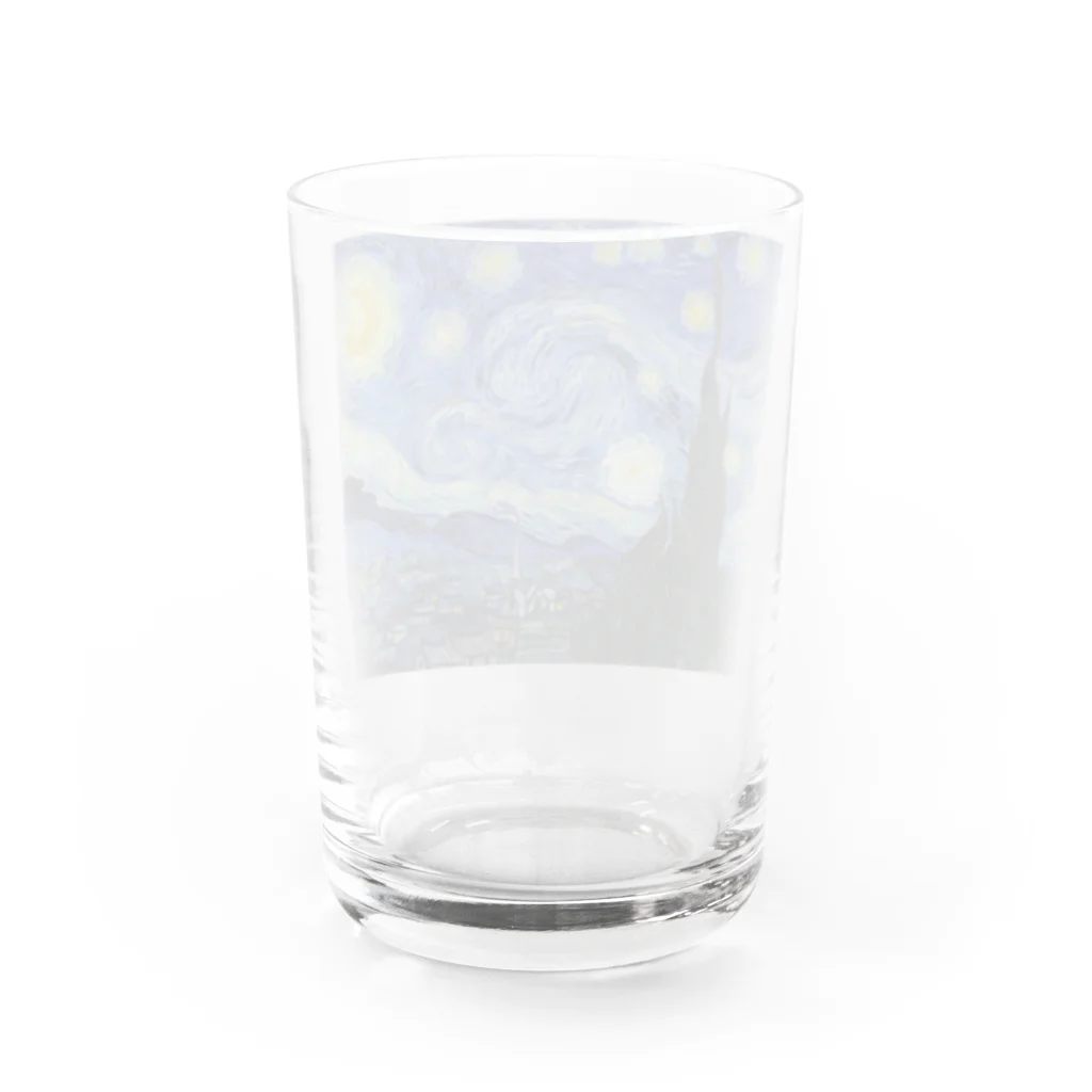 世界美術商店の星月夜 / The Starry Night Water Glass :back