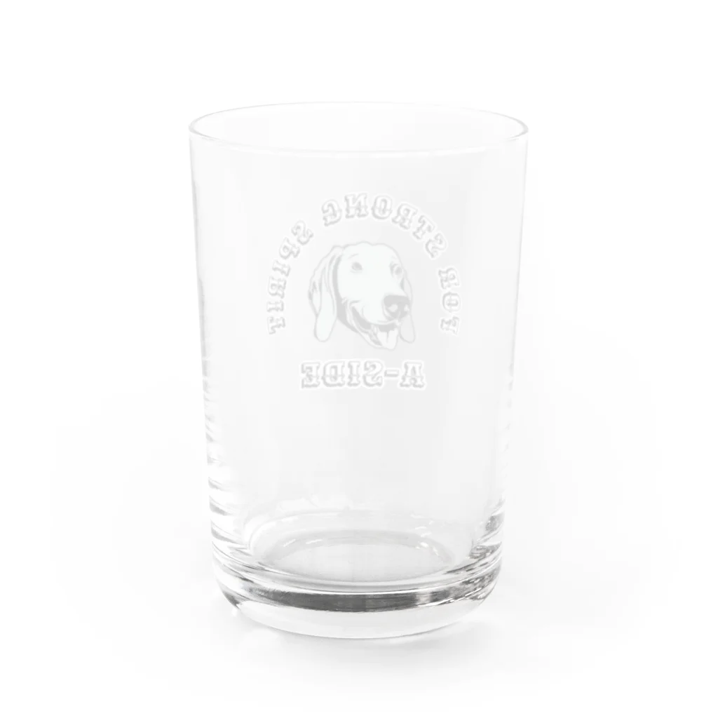 A-SIDEのボーくん Water Glass :back